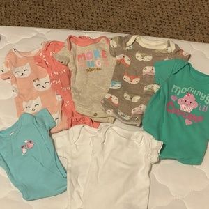 Variety of onesies